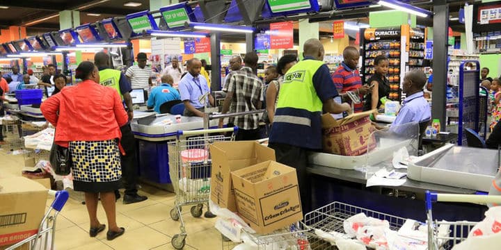 Kenyans shopping inside a supermarket.Kenyans shopping inside a supermarket.Kenyans shopping inside a supermarket.Kenyans shopping inside a supermarket.