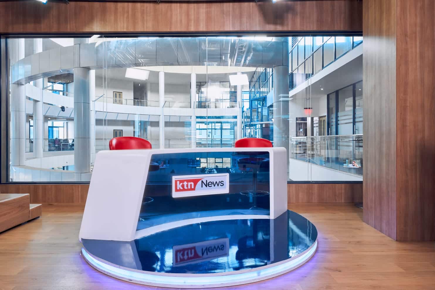 A photo of KTN News newsroom. PHOTO Citizen TV Standard Group (1)