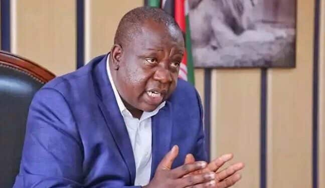 Former Education Cabinet Secretary Fred Matiang'i