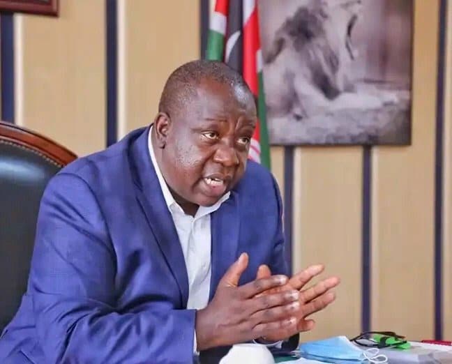Former Education Cabinet Secretary Fred Matiang'i