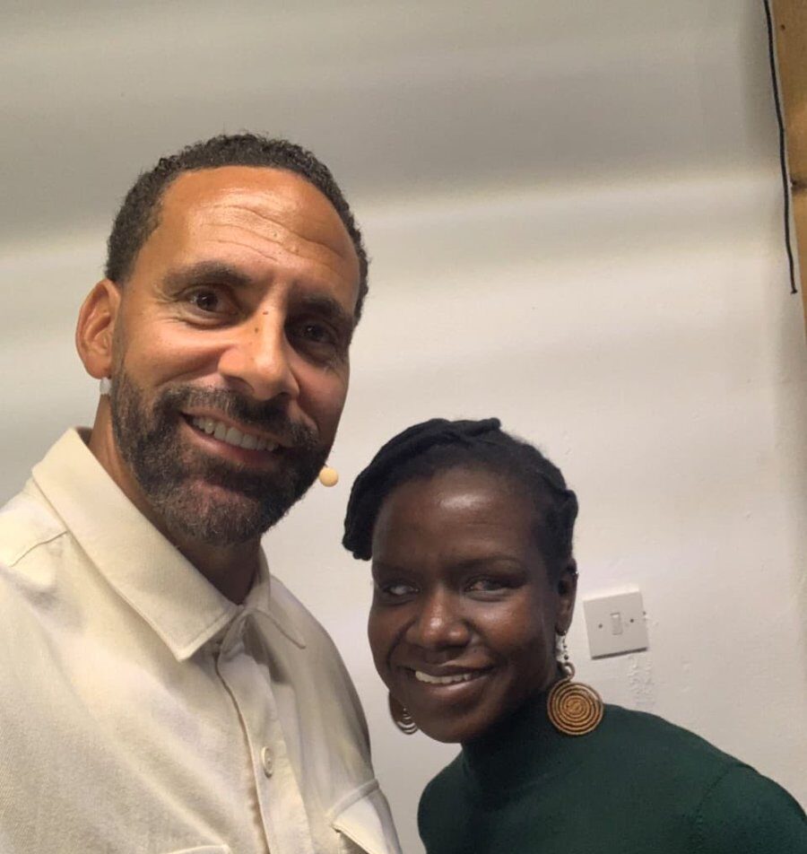 Man United Legend Rio Ferdinand Inspires Crystal Asige After Meeting