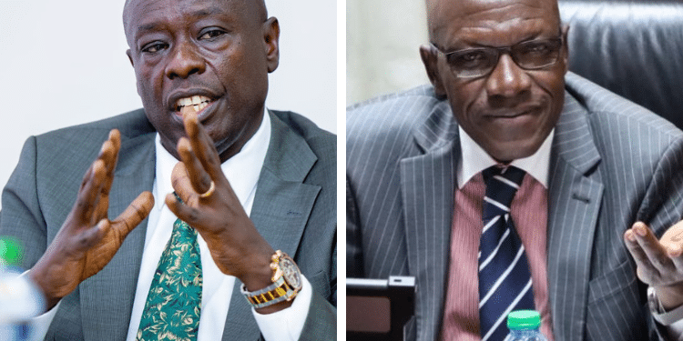 A Collage Of Dp Rigathi Gachagua (Left) And Kakamega Senator Boni Khalwale.