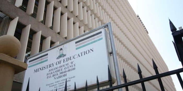 The headquarters of the Ministry of Education in Nairobi.