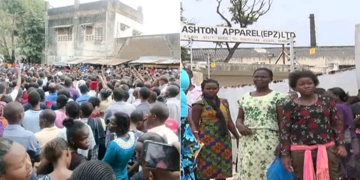 A photo collage of Ashton Apparel Company employees in past demonstrations.