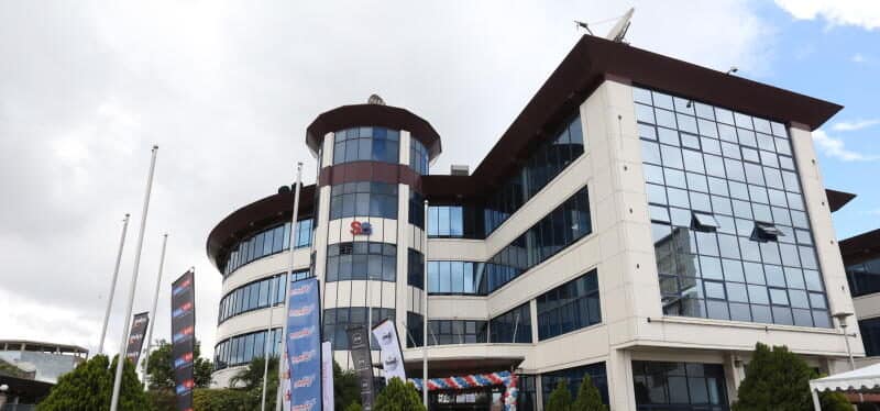 A photo of Standard Group's headquarters along Mombasa Road in Nairobi.