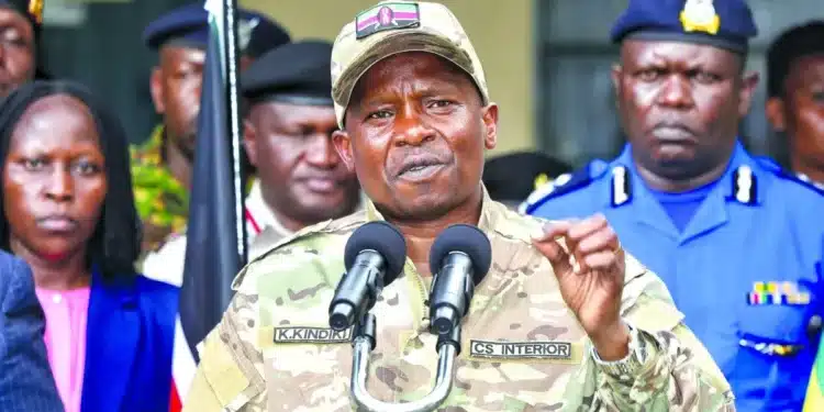 Kindiki Declares Five Major Security Threats