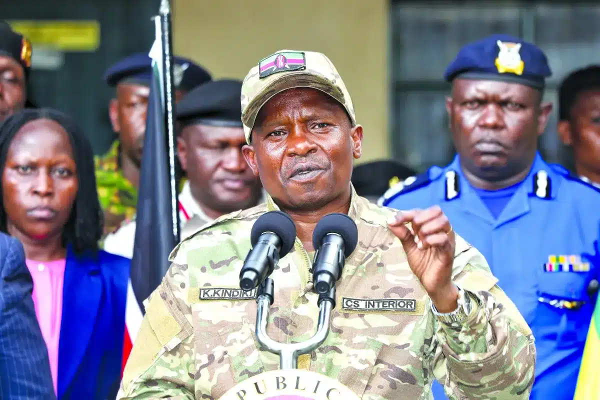 Kindiki Declares Five Major Security Threats