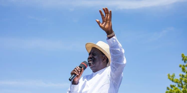 Raila Odinga Differs with Ruto’s Stand on Israel-Palestine War