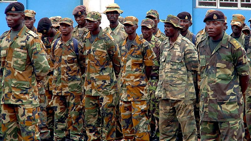 Sierra Leone's military troops. PHOTO/Courtesy