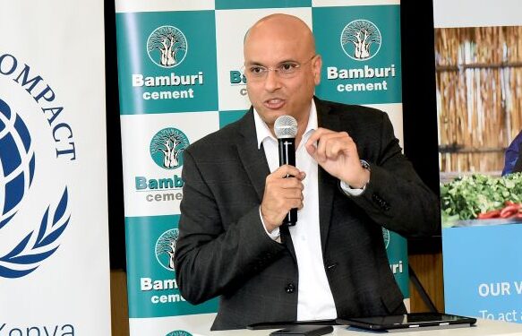 Bamburi Cement Plc CEO Mahit Kapoor.