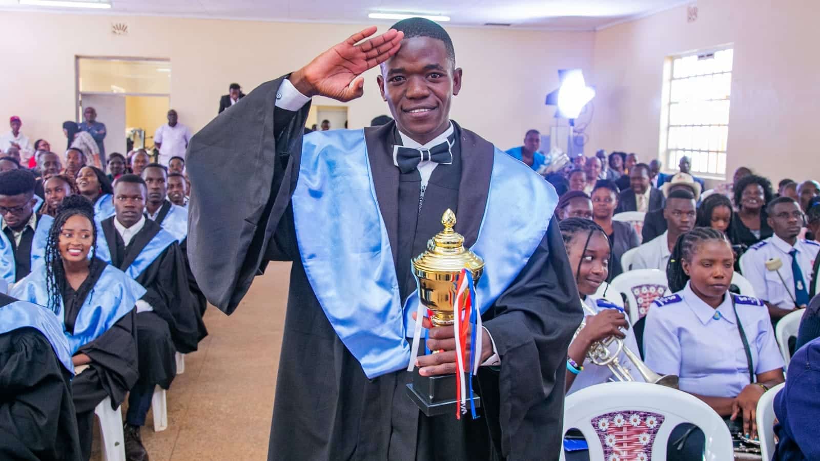Chamwada's Former Security Guard Warms Hearts as He Graduates