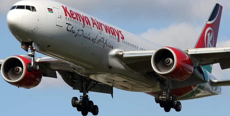 Kenya Airways. Plane taking off at JKIA Airport. Plane taking off at JKIA Airport.