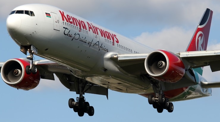 Kenya Airways. Plane taking off at JKIA Airport. Plane taking off at JKIA Airport.