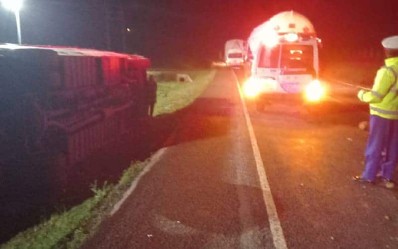 62-Seater Bus Involved in Accident in Londiani