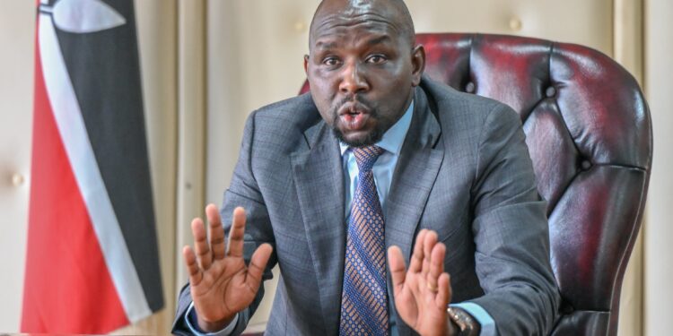 Ruto and Murkomen launched a rail line yesterday. floods