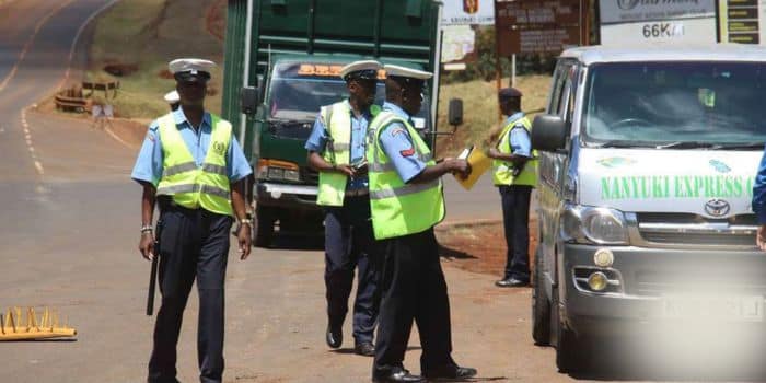 Traffic Police officers in a past assignment.
