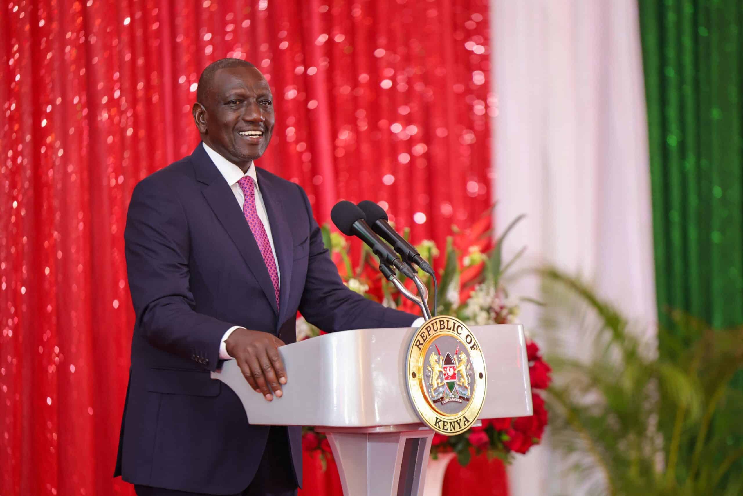 President William Ruto during the New Celebrations at State House Nakuru.