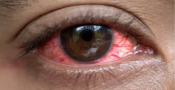 Red eye + Conjunctivitis