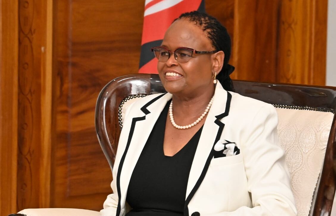 CJ Martha Koome during the State House meeting. She is JSC Chairperson