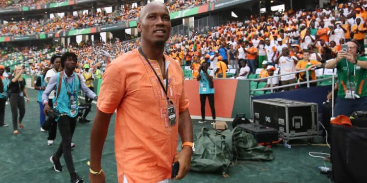 Former Chelsea Striker, Didier Drogba.