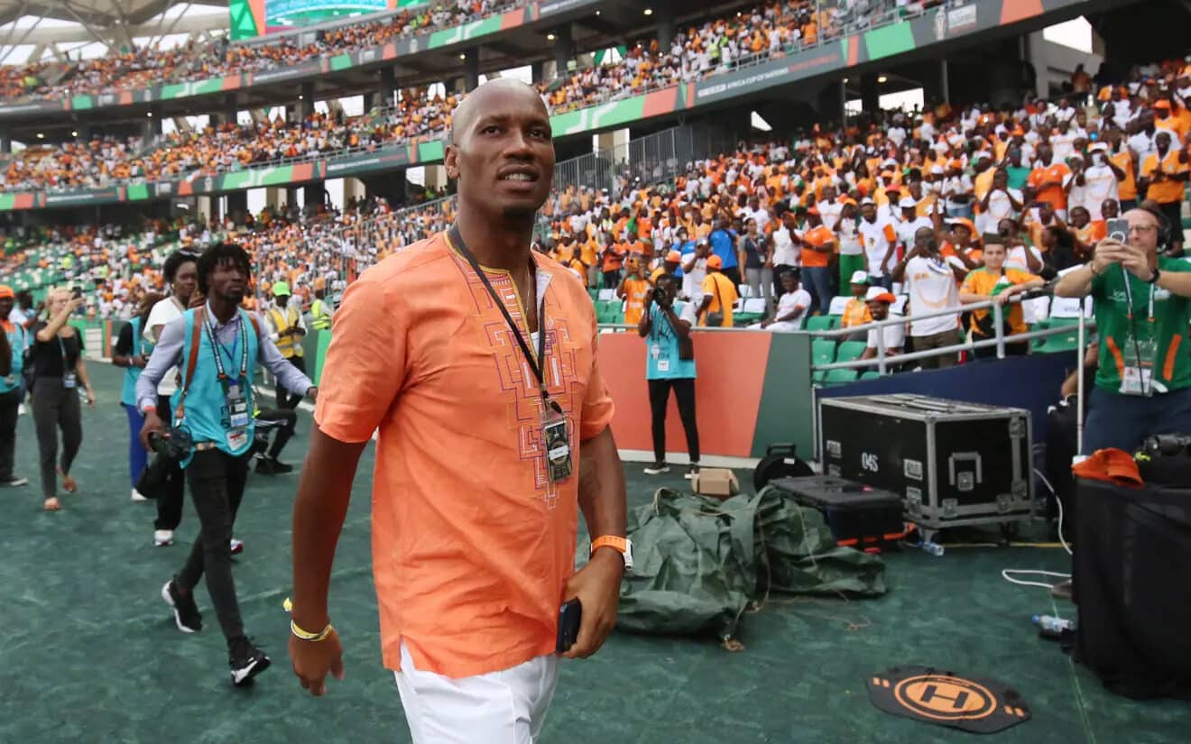 Former Chelsea Striker, Didier Drogba.