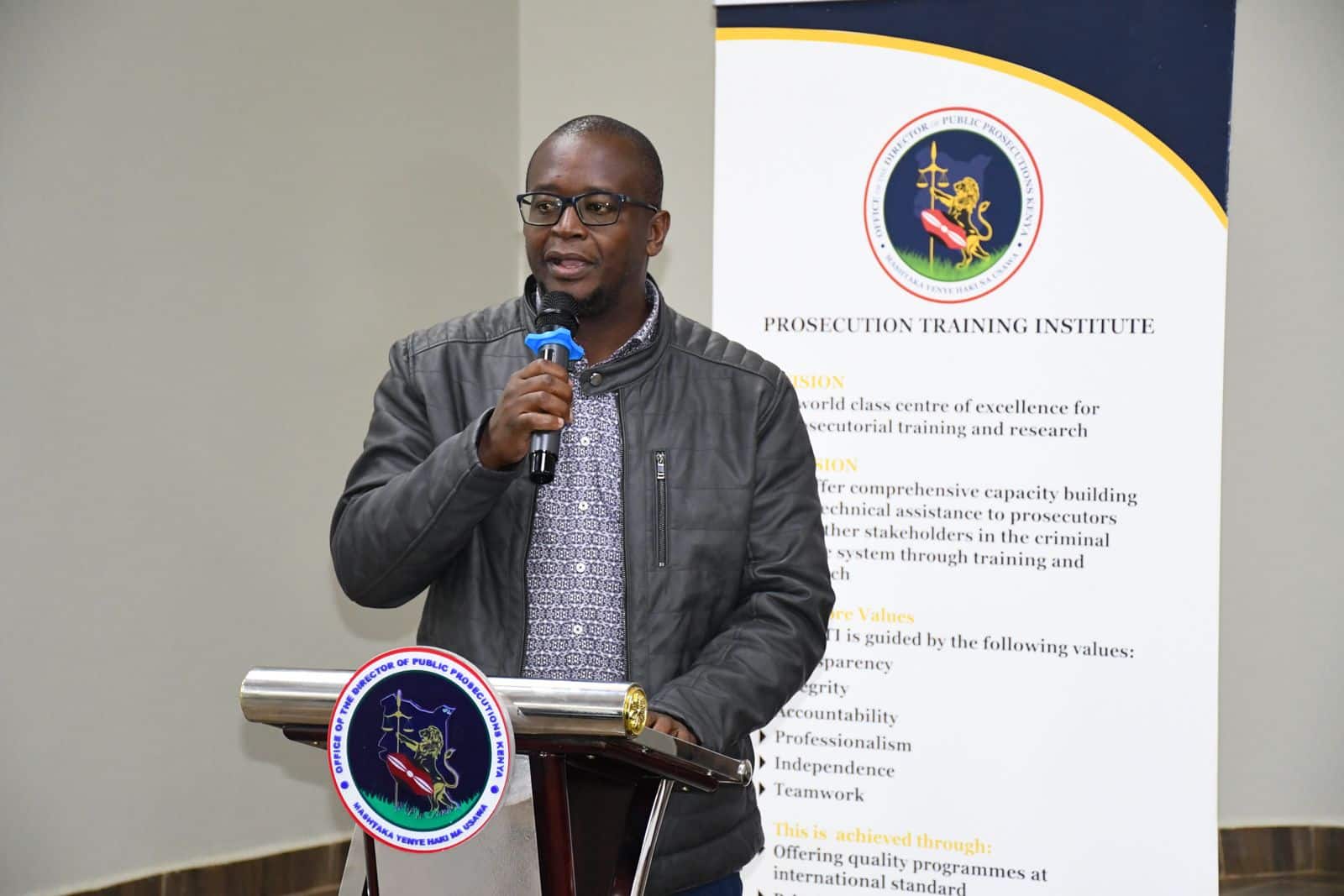 50th LSK President Eric Theuri.