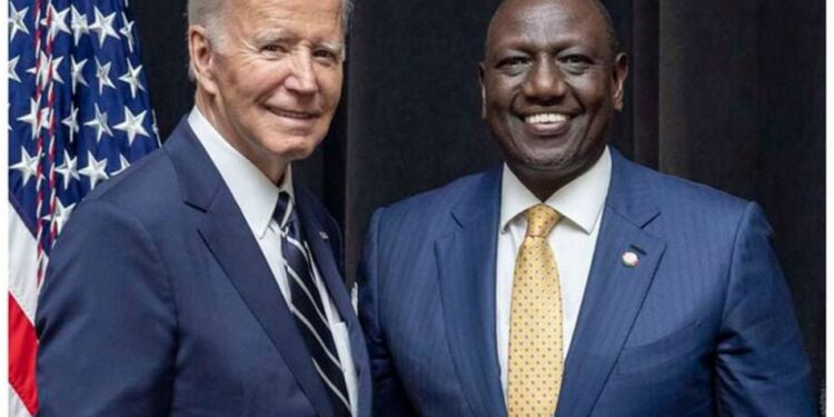 President Joe Biden with US military forces