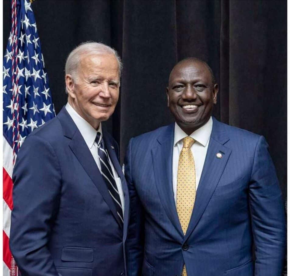President Joe Biden with US military forces