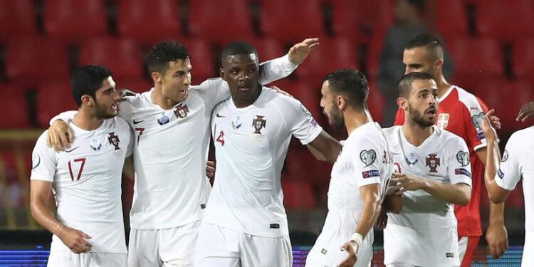 Tunisia Celebrating After Scoring In An Opening Game In 2019. Photo/Courtesy.