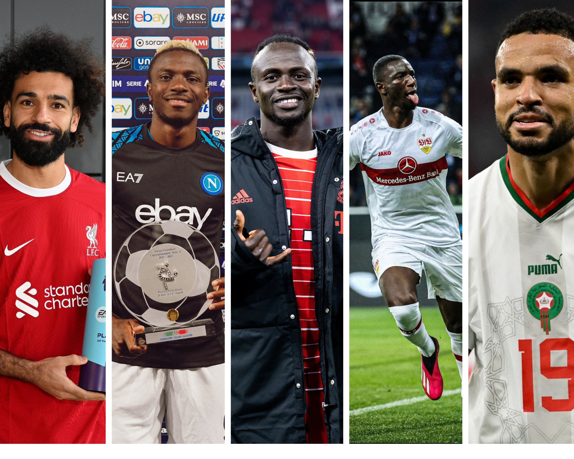 Top Five Forwards Representing Their Countries in AFCON