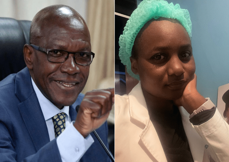 A collage of Senator Boni Khalwale and Dr. Branice Munyasa.