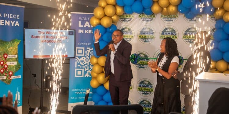 Martin Githinji during an award-winning event at AMG