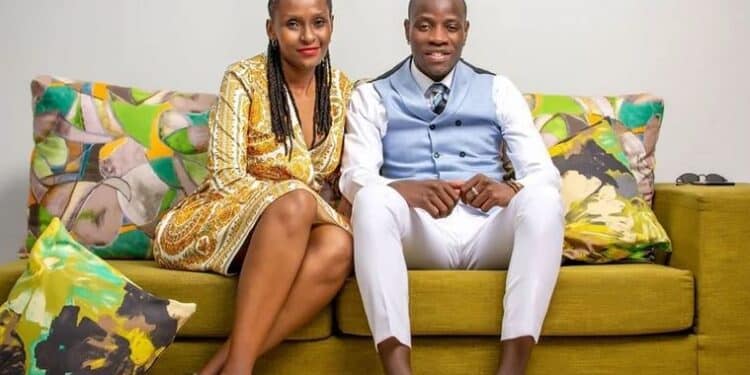 Gospel singer, Guardian with his wife Esther Musila.