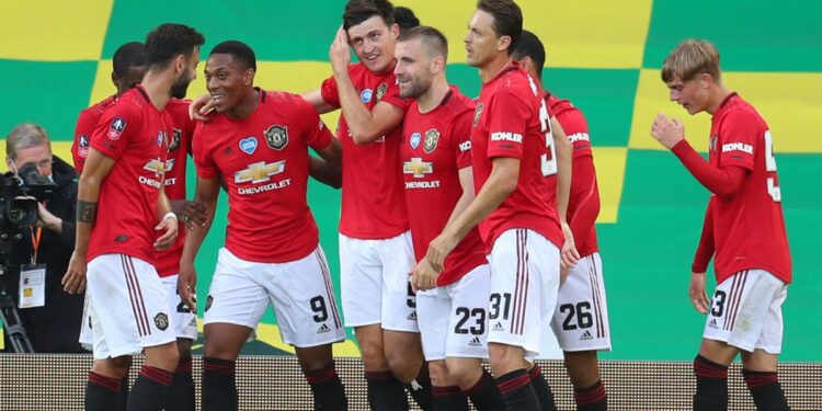 Manchester United during FA Cup Competition.