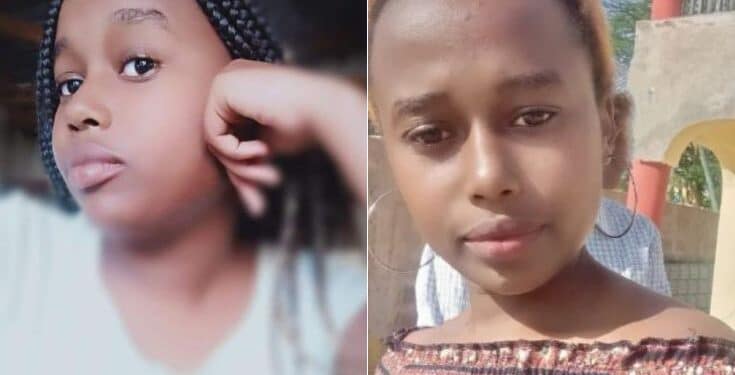 A photo collage of Rita Waeni, the lady killed in the Roysambu Murder incident.