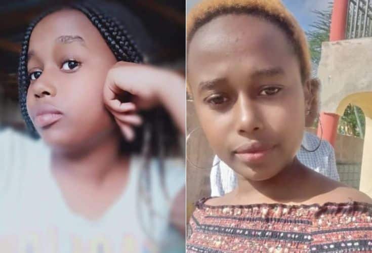 A photo collage of Rita Waeni, the lady killed in the Roysambu Murder incident.