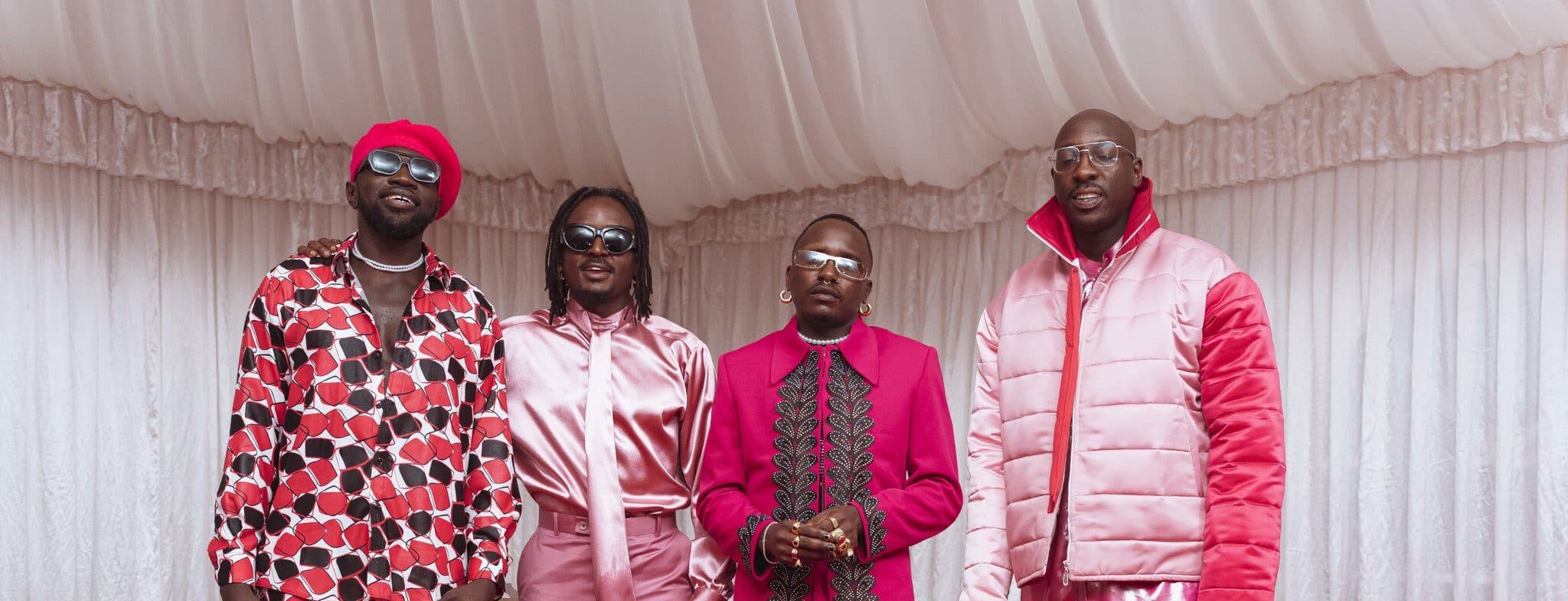 Sauti Sol Band in Group Photo