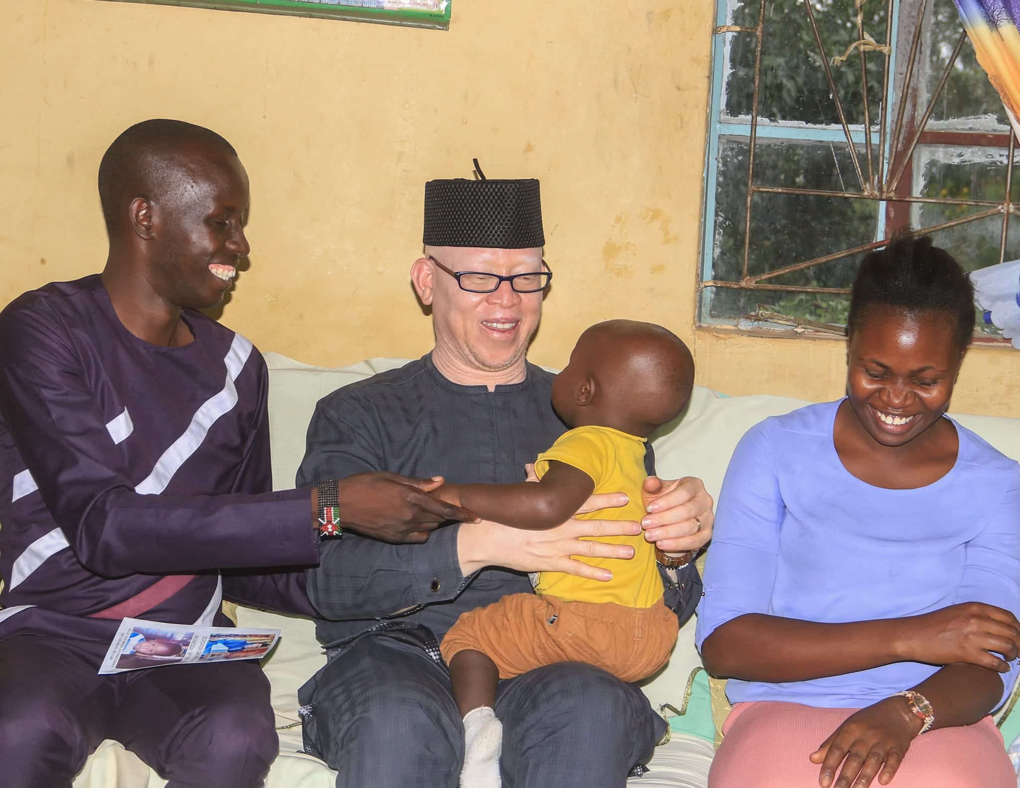 Government Spokesperson Dr Isaac Mwaura carrying his namesake. PHOTO/ Mwaura X.