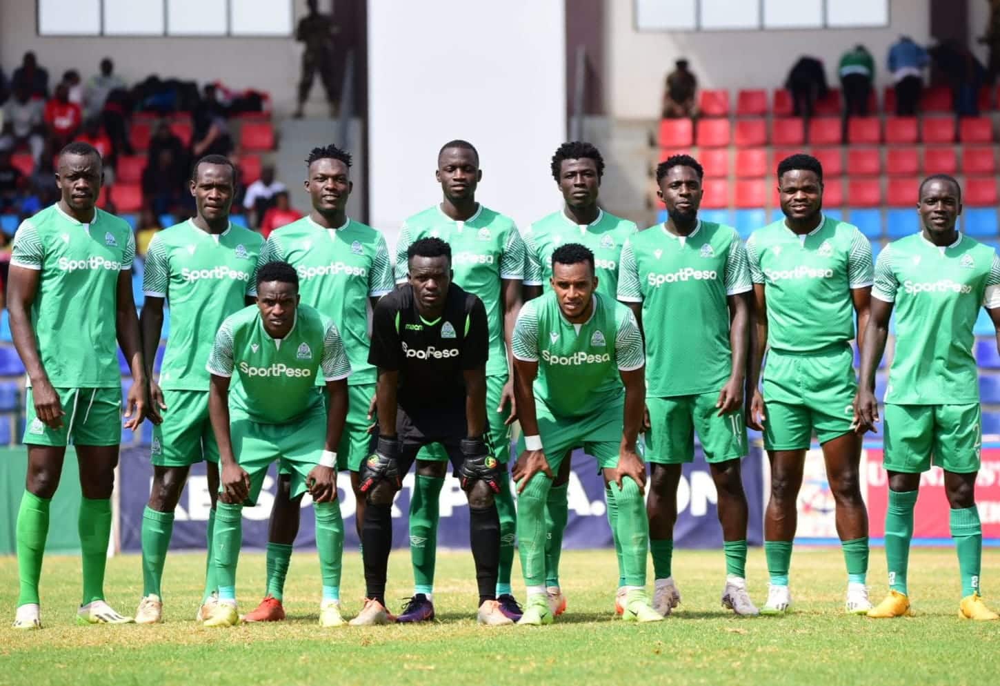 Gor Mahia FC lining up for Ulinzi Stars on 10th February 2024.