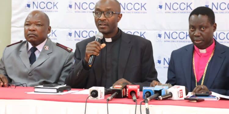 Ncck Officials During Event Briefing. Photo/Kenyatimes