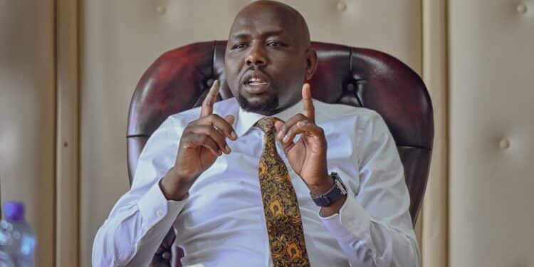 Cabinet Secretary for Roads, Transport, and Public Works in Kenya, Kipchumba Murkomen.