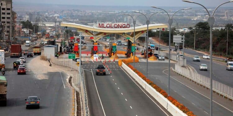 A photo showing a section of the Expressway.