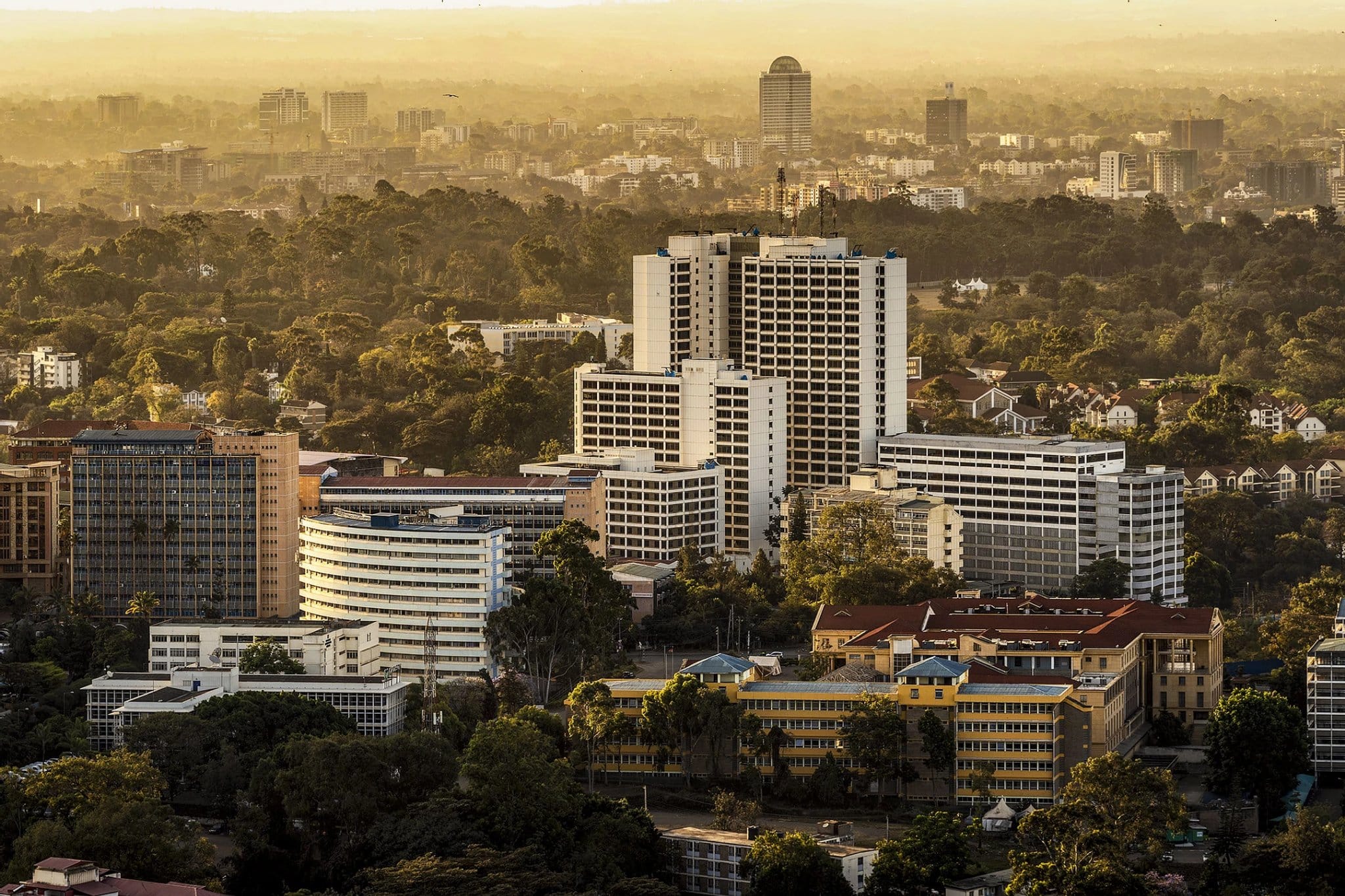 A view of Nairobi City.