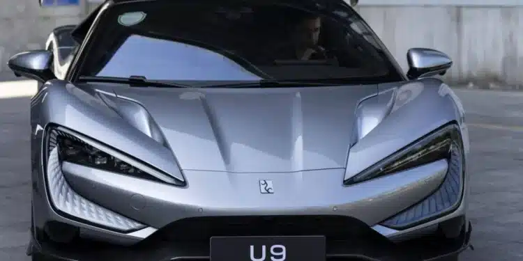 A photo of Yangwang U9 electric vehicle, BYD’s most expensive model. PHOTO/ Courtesy