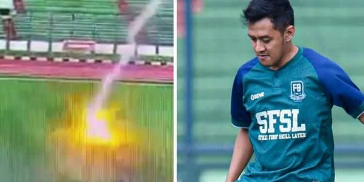 Lightning + Footballer