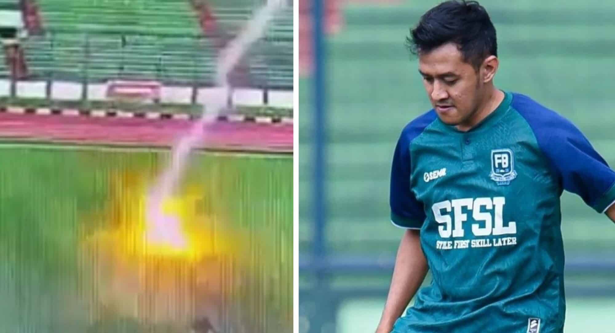 Lightning + Footballer