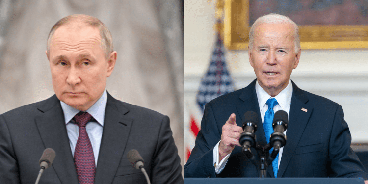 U.S President Joe Biden with Russian President Vladimir Putin during a past meeting in Geneva. PHOTO/Doug Mills.