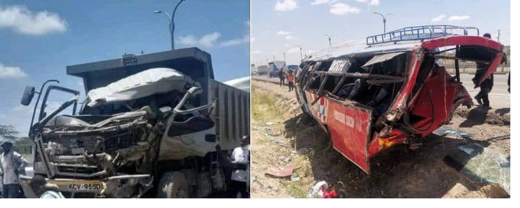 Several People Feared Death After Embassava Bus Clashes with A Lorry