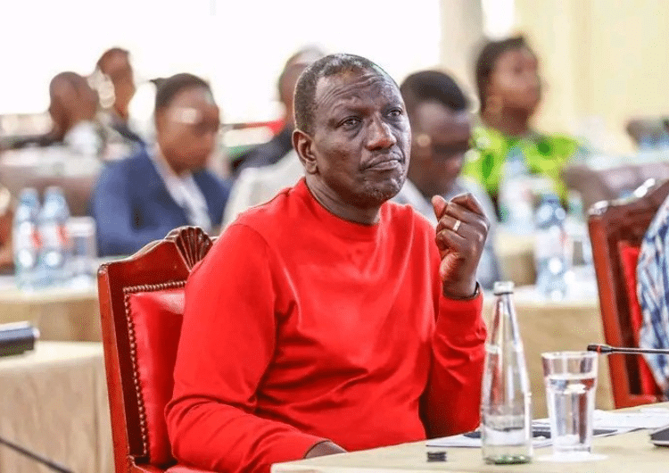 President Ruto and his team at the National Executive Retreat in Naivasha,Nakuru. SHIF