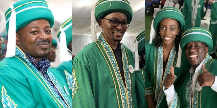 A photo collage showing some of the journalists who graduated from Aga Khan University on February 17, 2024.
